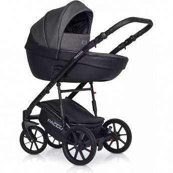 Коляска 3 в 1 RIKO BASIC PACCO 04 Carbon (темно-серый-черный)